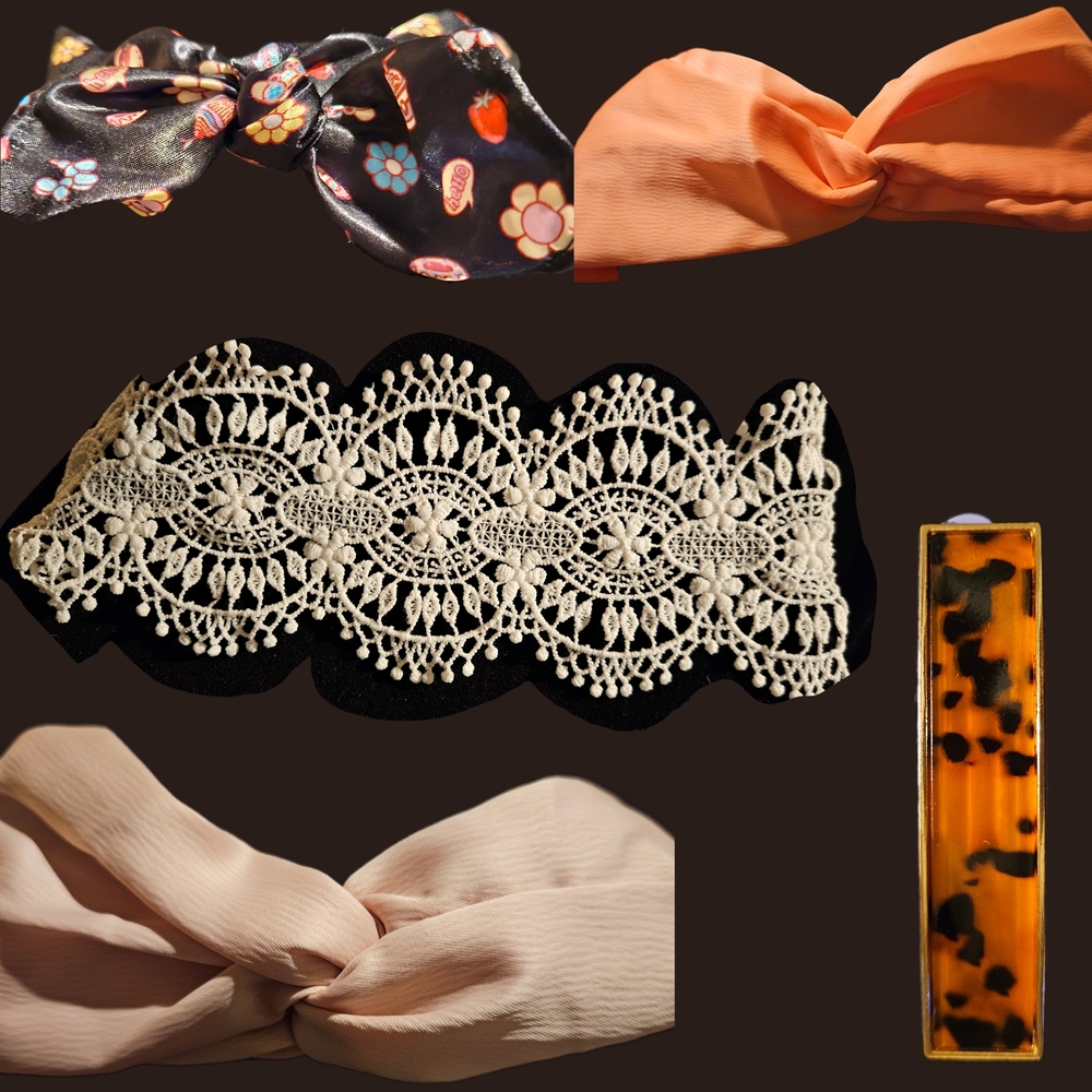Bundle Of 5: Elegant Women's Hair Accessories Set